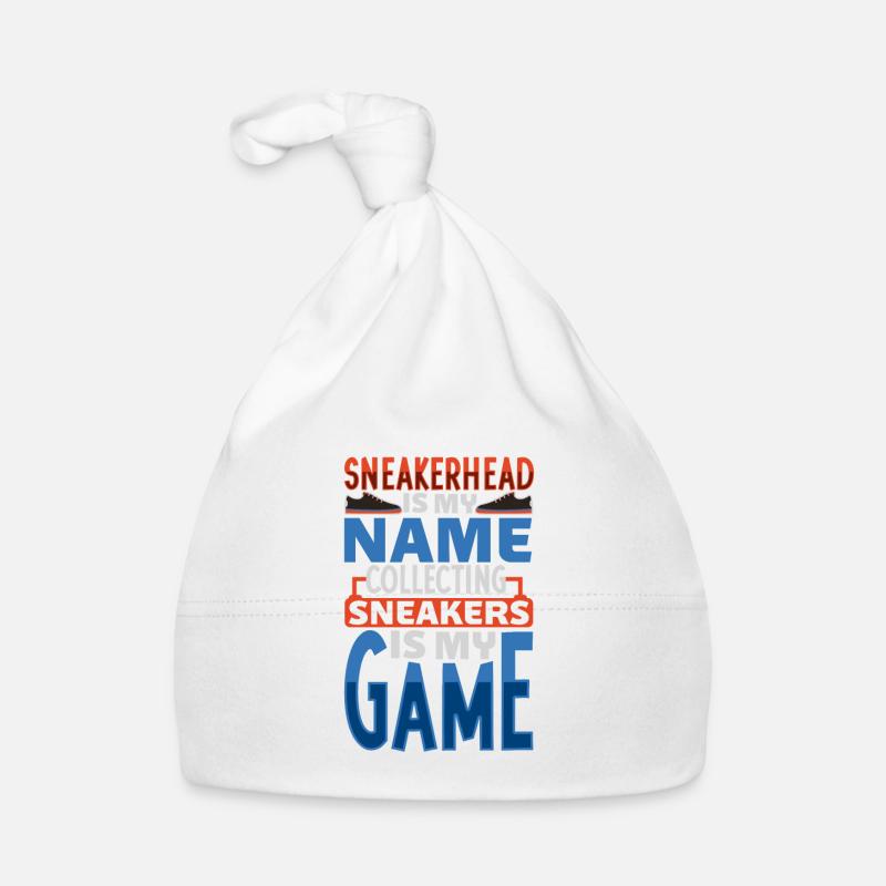 Ich spiele Schuhe sammeln - Sneakerhead Baby Bio-Mütze