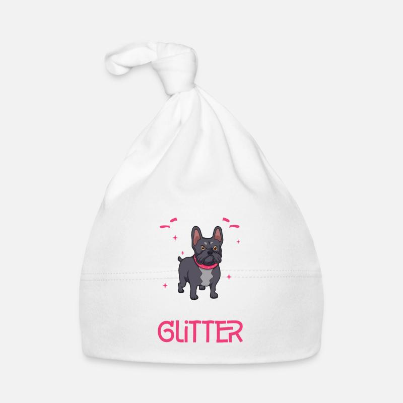 Frenchie Paillettes Bonnet bio Bébé