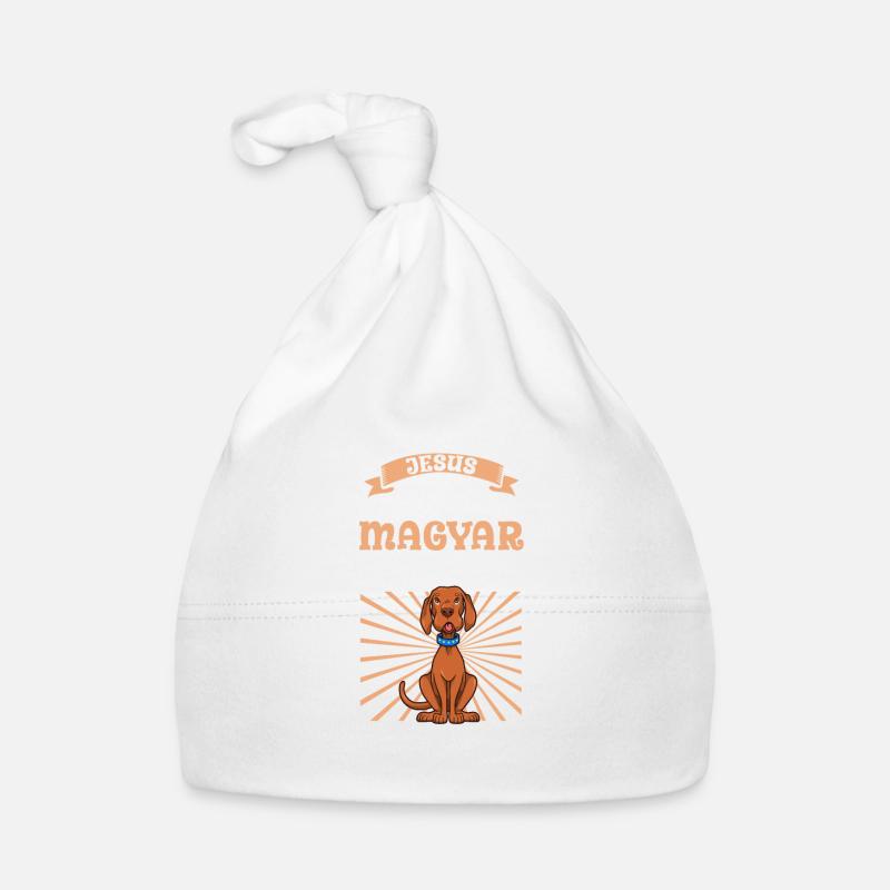 Jésus et mon Magyar Vizsla Bonnet bio Bébé
