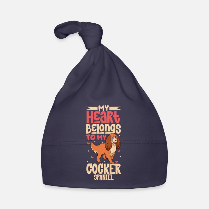 Dog Love - Cocker Spaniel Bonnet bio Bébé