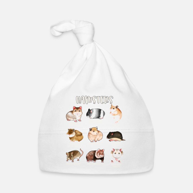 De nombreuses espèces de hamsters Bonnet bio Bébé