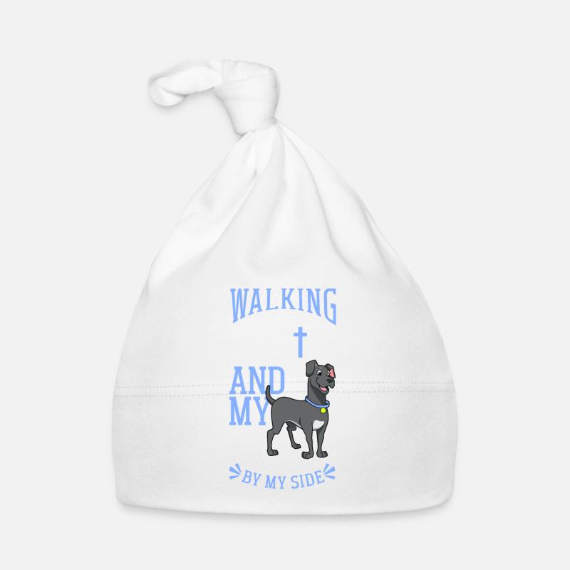 Jesus and Dog - Great Dane Organic Baby Cap