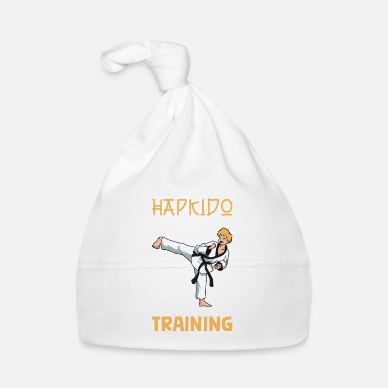 Schwarzer Gürtel in Arbeit - Hapkido Baby Bio-Mütze