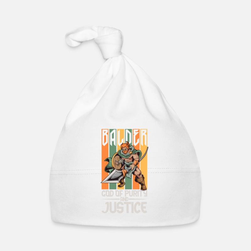 Le dieu viking Balder Bonnet bio Bébé