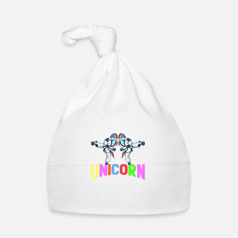 Licorne - Coups de pied cornus - Tang Soo Do Bonnet bio Bébé
