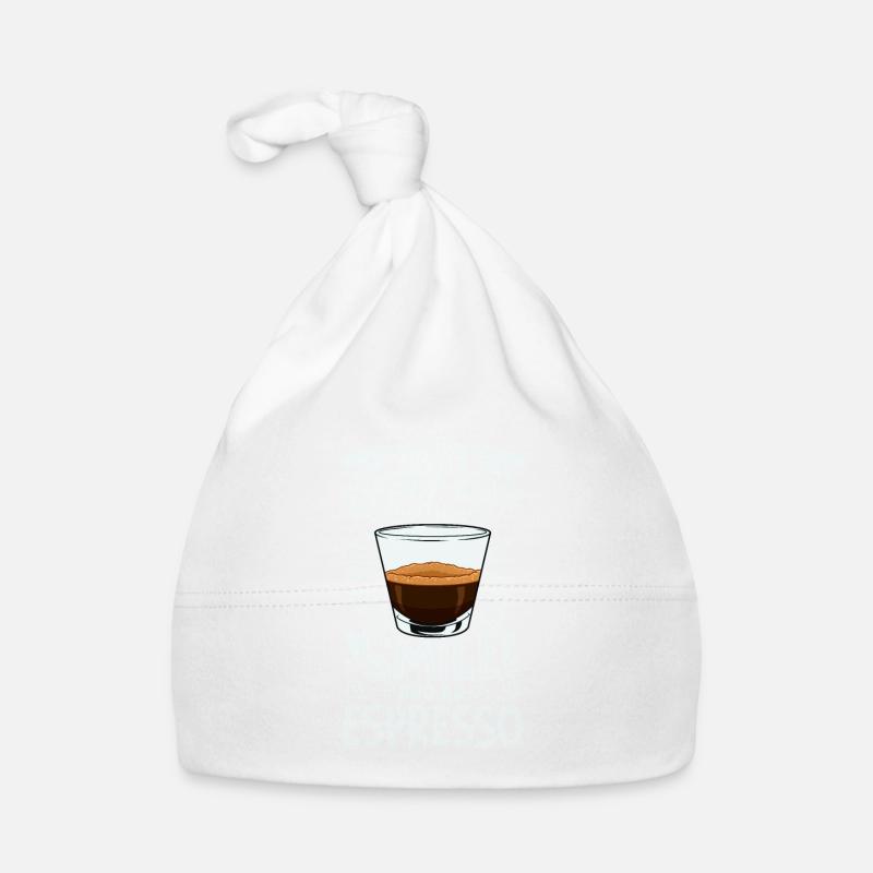 Smile with espresso Organic Baby Cap
