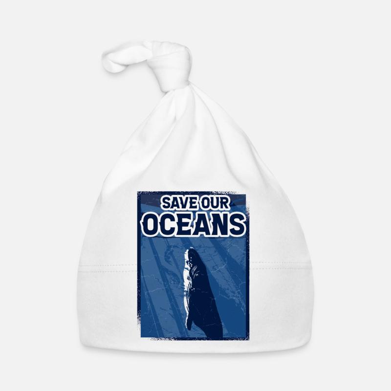 Save our Oceans Organic Baby Cap