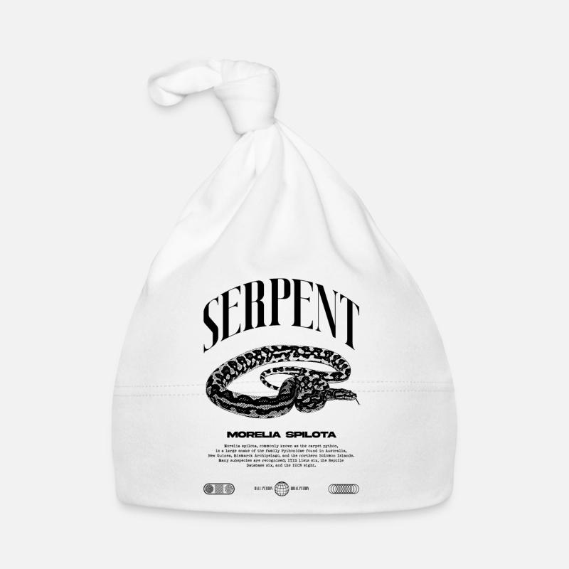 Carpet Python Modern Reptile Keeper Streetwear Organic Baby Cap