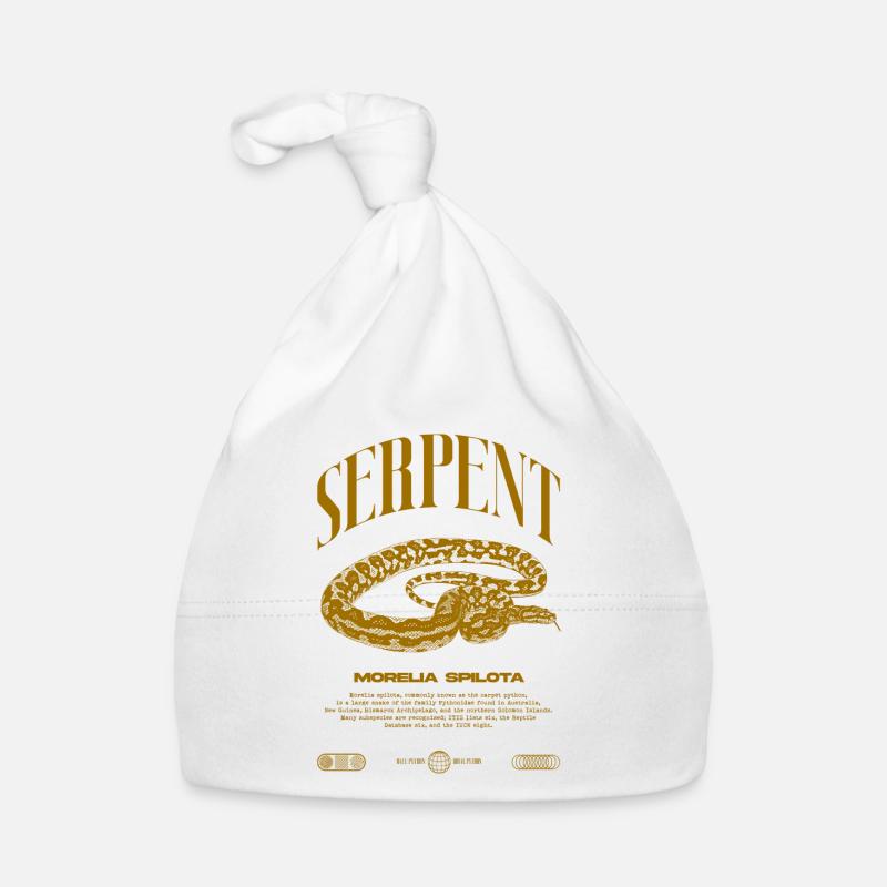 Carpet Python Modern Reptile Keeper Streetwear Organic Baby Cap