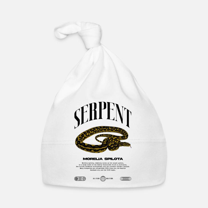 Tapis Python Moderne Reptile Keeper Streetwear Bonnet bio Bébé