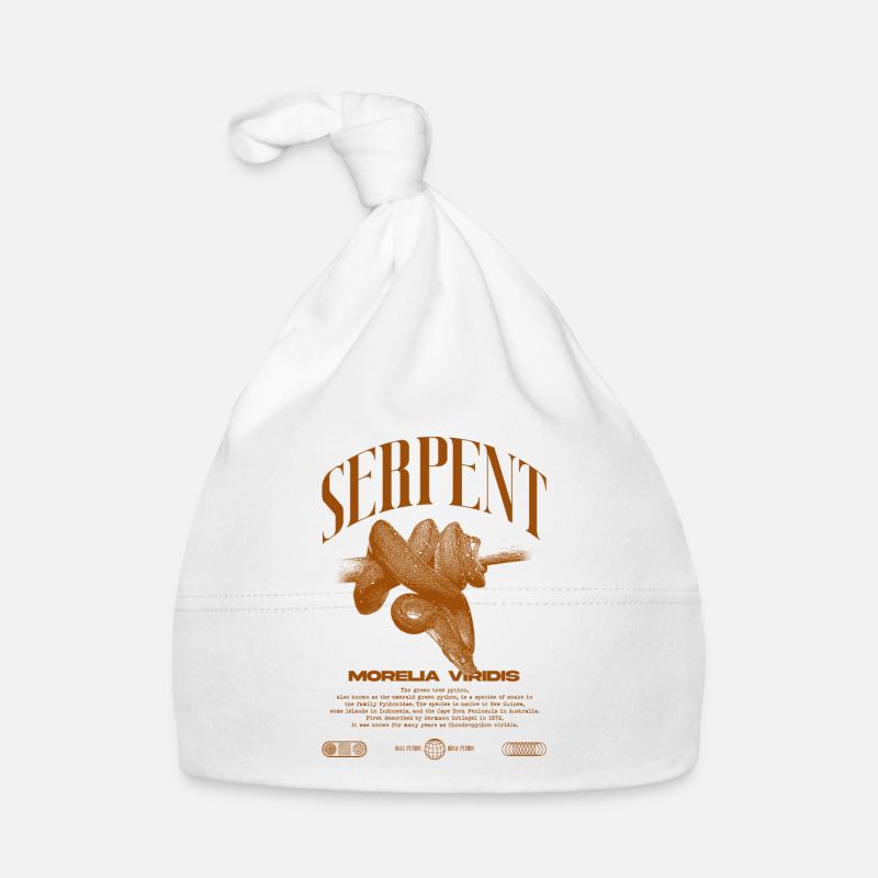 Grüner Baum Python Modern Reptile Keeper Streetwear Baby Bio-Mütze