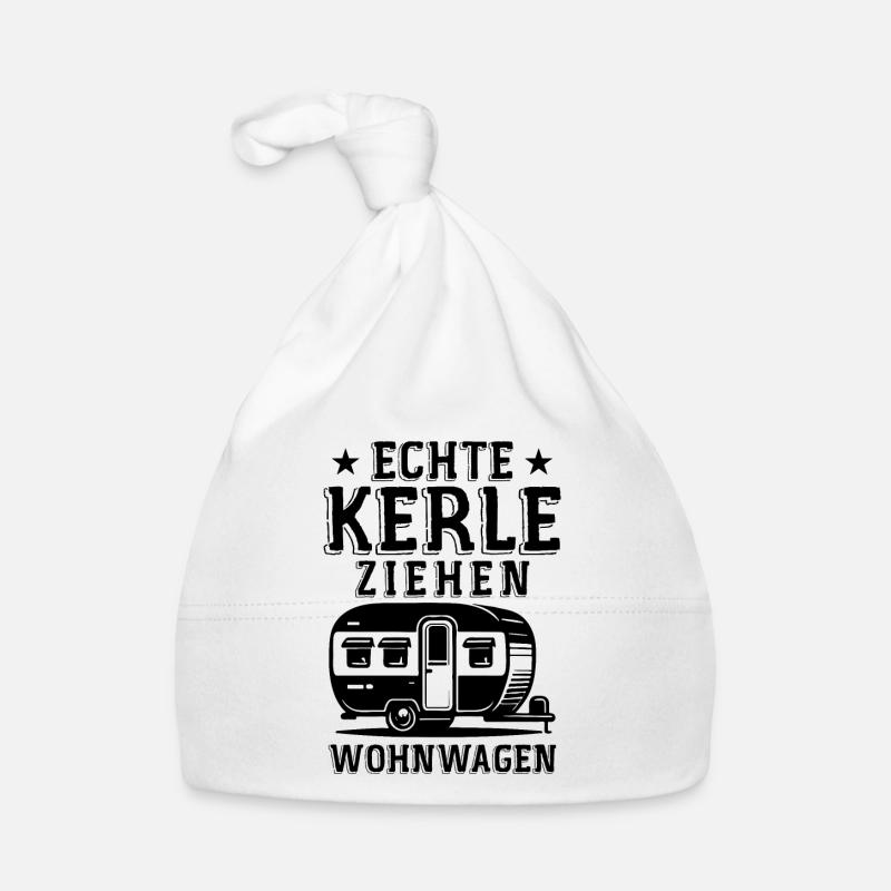 Real guys pull caravan Organic Baby Cap