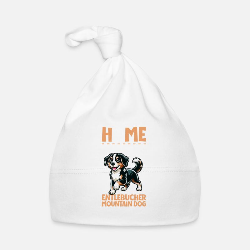 Zuhause - Entlebucher Sennenhund Baby Bio-Mütze