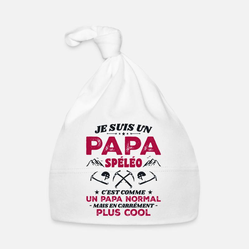 Cool caving dad Organic Baby Cap