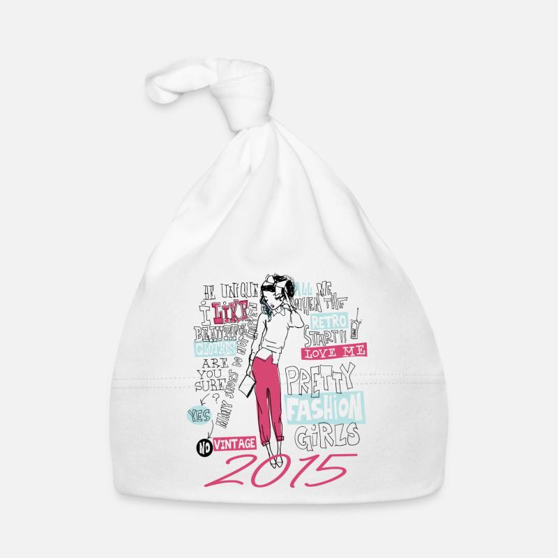 Jahrgang 2015 Geschenk Geburtstag 2015 Mädchen 2015 Baby Bio-Mütze