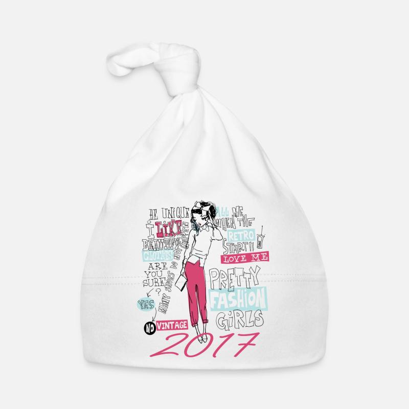 Jahrgang 2017 Geburtstagsgeschenk 2017 Mädchen 2017 Baby Bio-Mütze