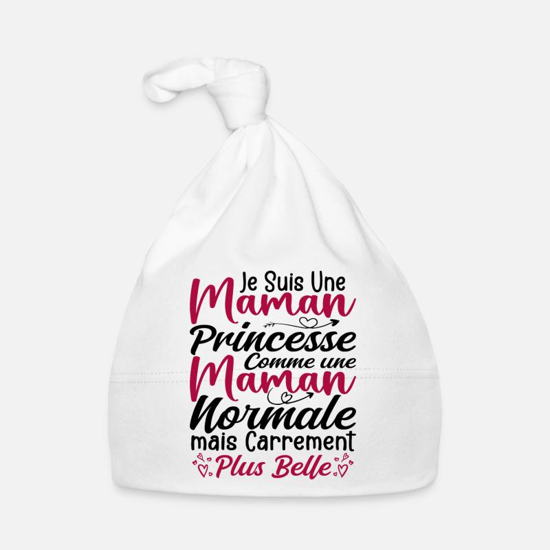 I'm a downright more beautiful princess mom Organic Baby Cap