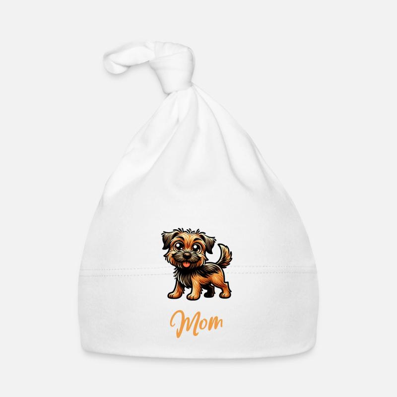 Border Terrier Mama Baby Bio-Mütze