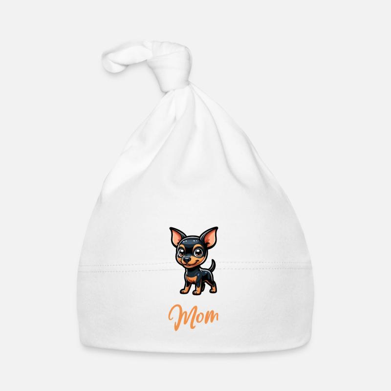 Maman Manchester Terrier Bonnet bio Bébé