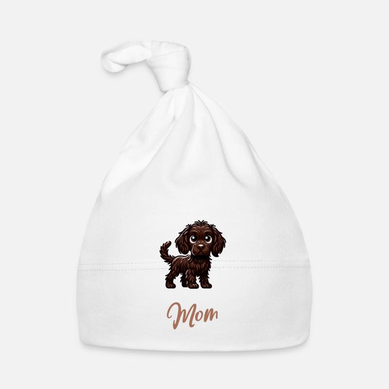 Poodle Pointer Mom Organic Baby Cap