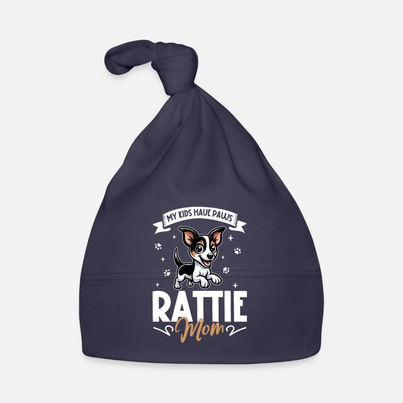 Rat Terrier Mom Organic Baby Cap