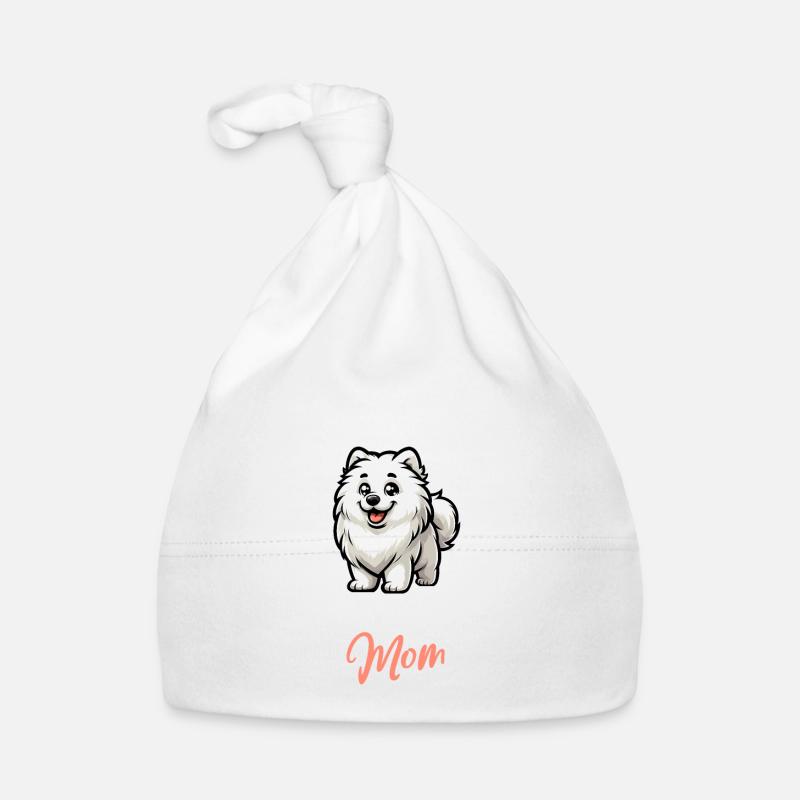 Samoyed Mom Organic Baby Cap