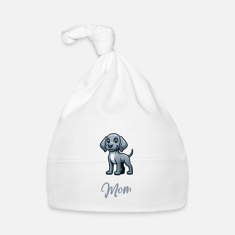 Weimaraner Mom Organic Baby Cap