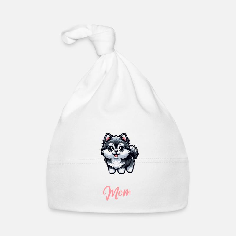 Maman Pomsky Bonnet bio Bébé