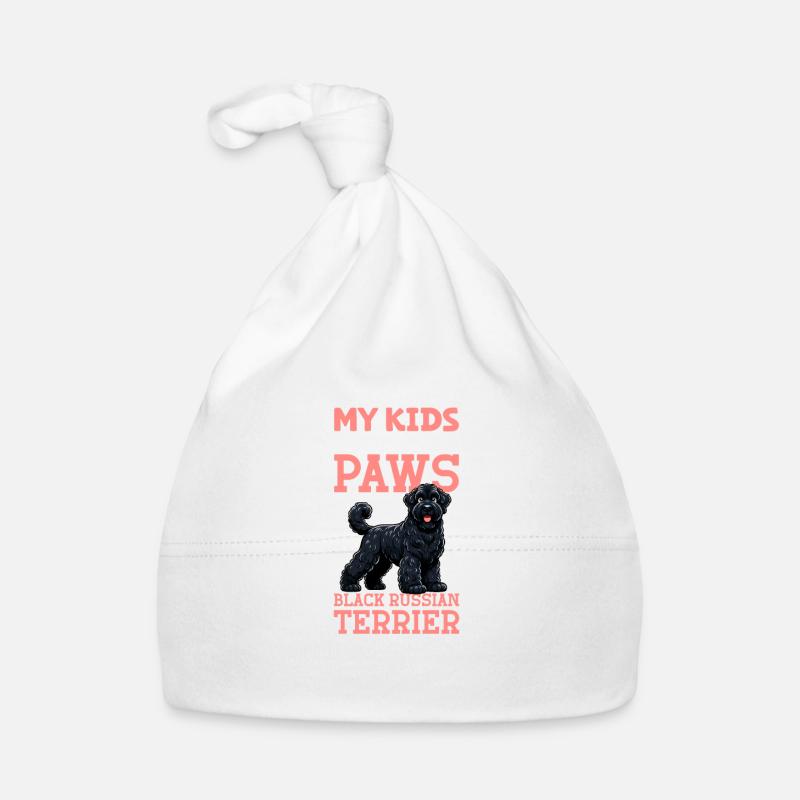 Black Russian Terrier Dad Organic Baby Cap