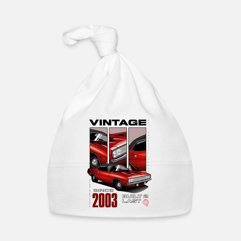 Ich bin nicht alt, ich bin ein Oldtimer, Oldtimer Jahrgang 2003 Baby Bio-Mütze