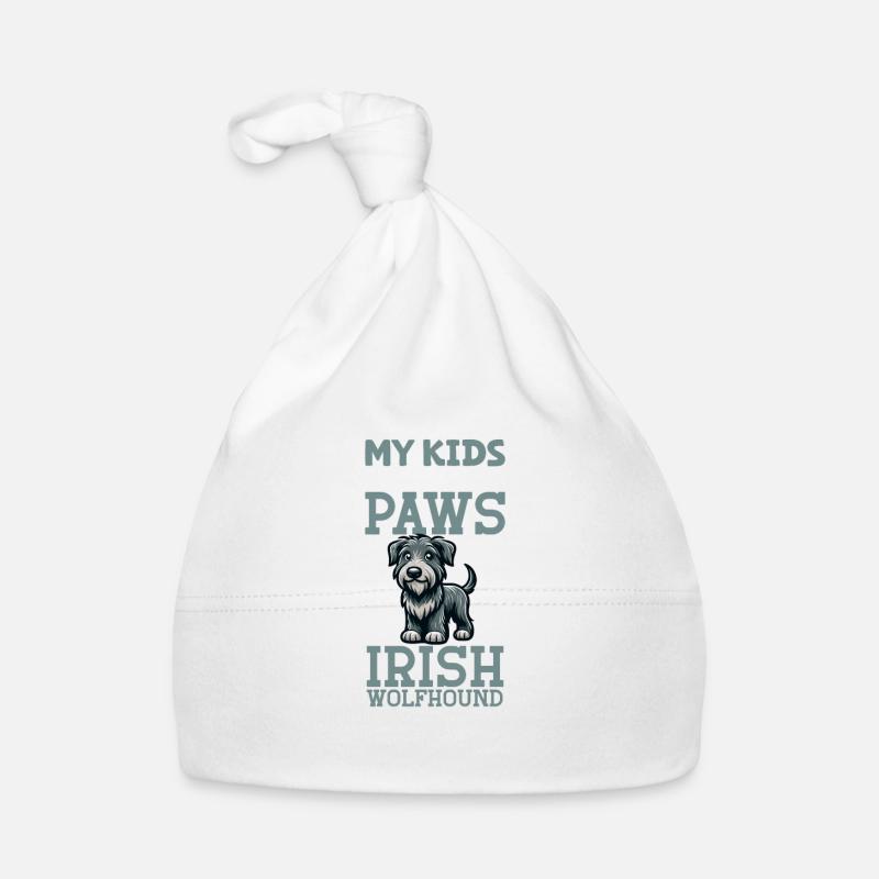 Irish Wolfhound Dad Organic Baby Cap