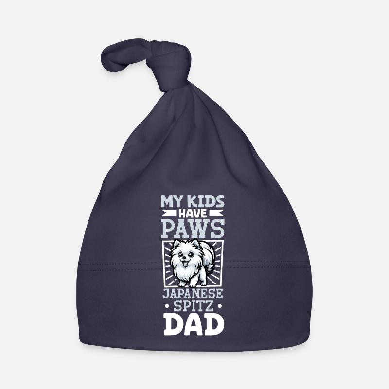 Japan-Spitz Papa Baby Bio-Mütze