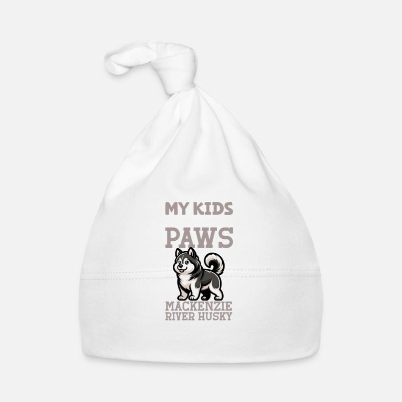 Papa husky du fleuve Mackenzie Bonnet bio Bébé