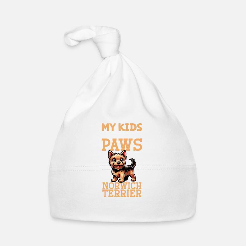 Norwich Terrier Dad Organic Baby Cap