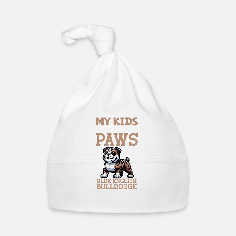 Papa bouledogue anglais Bonnet bio Bébé