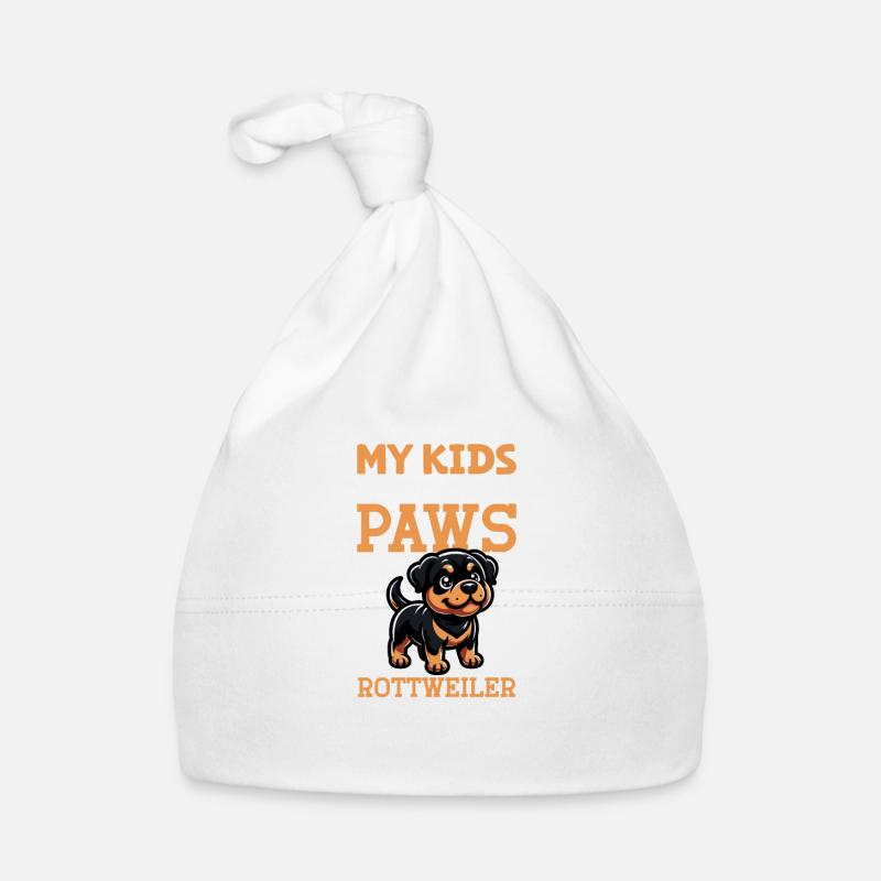 Rottweiler Papa Baby Bio-Mütze