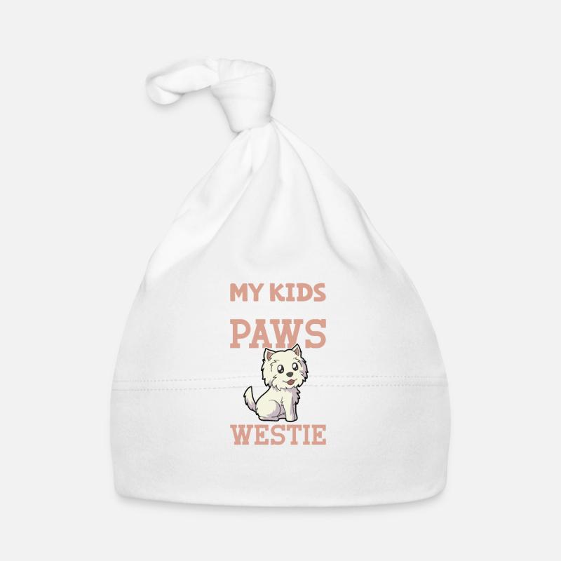 Papa West Highland Terrier Bonnet bio Bébé