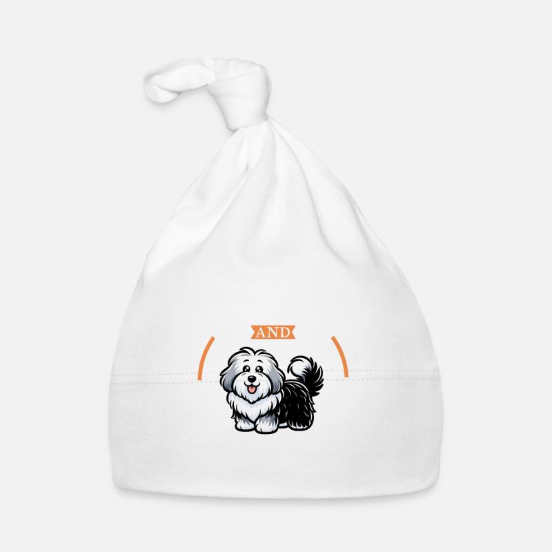 Kaffee und Bobtail Baby Bio-Mütze
