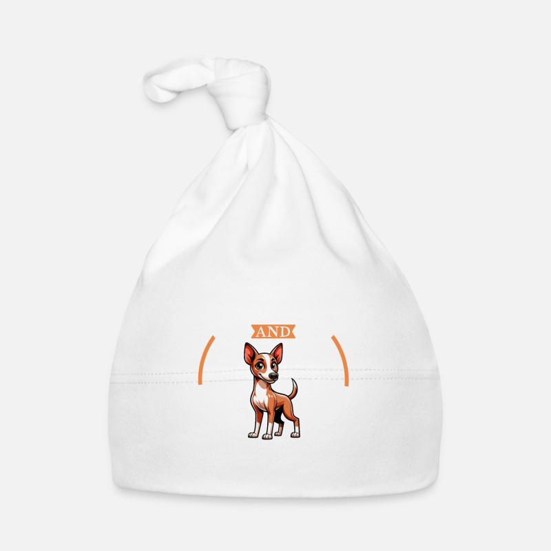 Café et Podenco Canario Bonnet bio Bébé