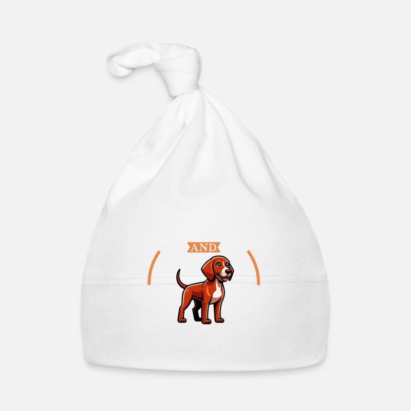 Café et Redbone Coonhound Bonnet bio Bébé