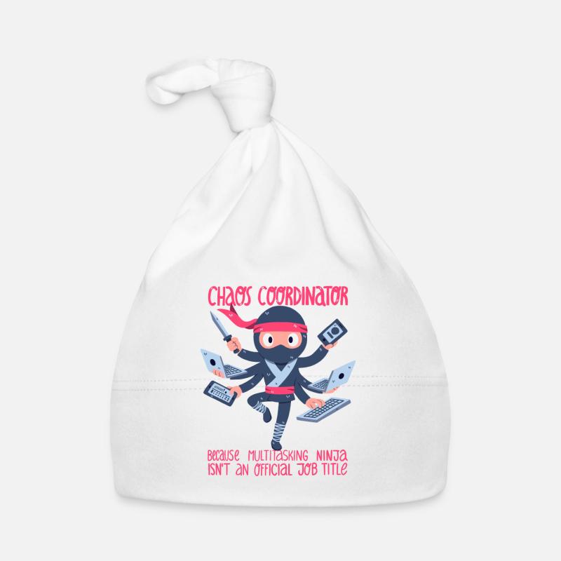 Chaos-Koordinator oder Multitasking-Ninja Baby Bio-Mütze