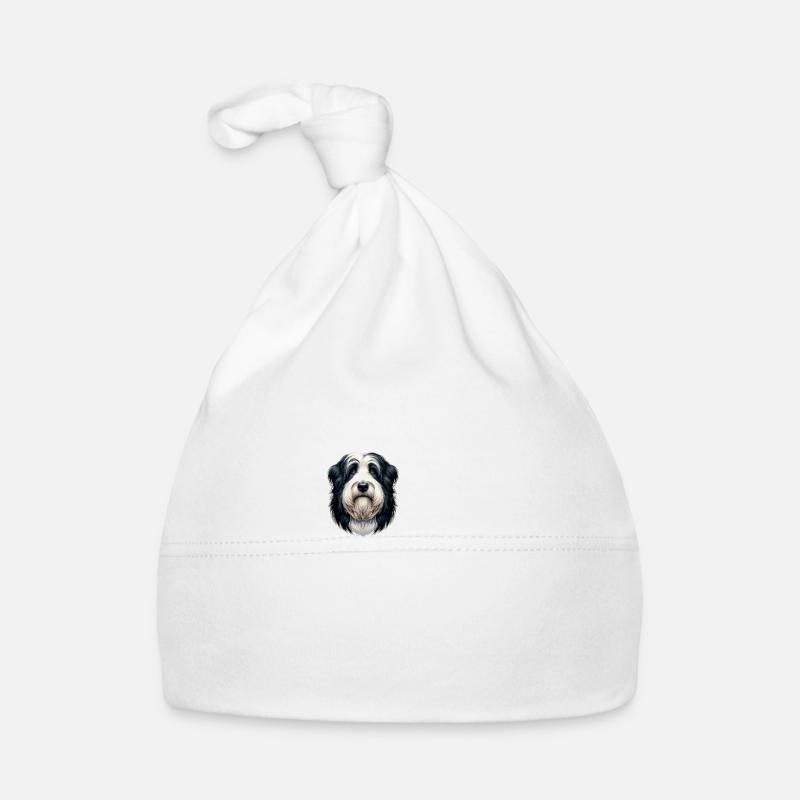J’adore mon Bearded Collie Bonnet bio Bébé