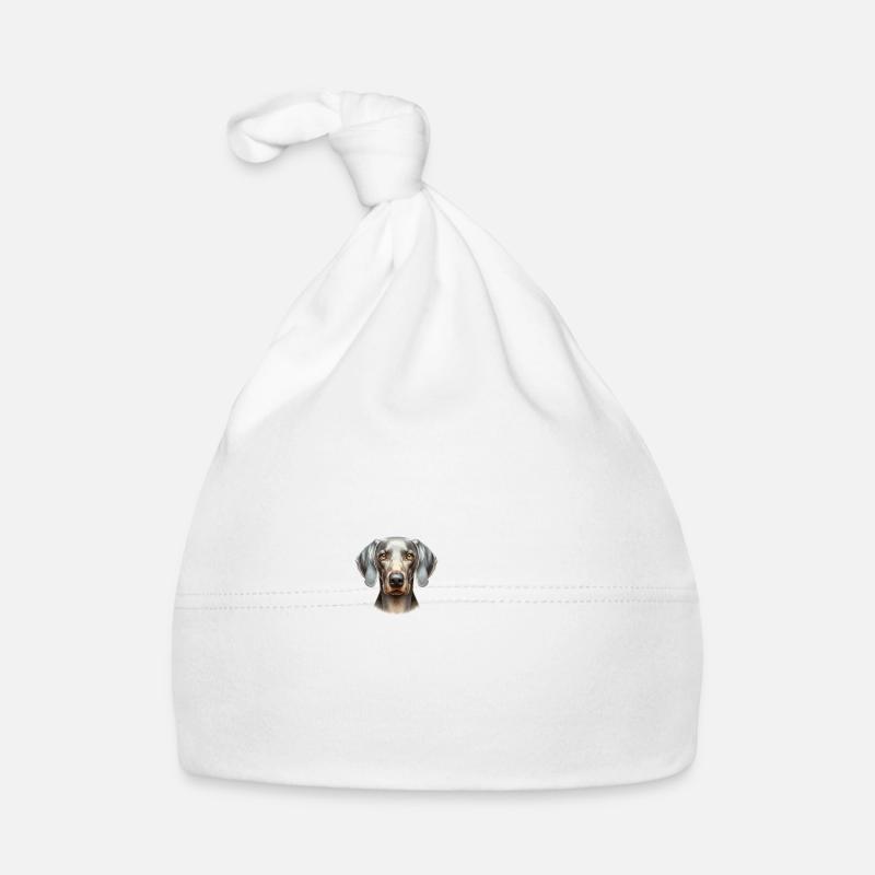 J’adore mon braque de Weimar Bonnet bio Bébé