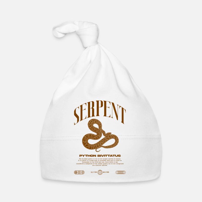 Python Birman Moderne Reptile Keeper Streetwear Bonnet bio Bébé