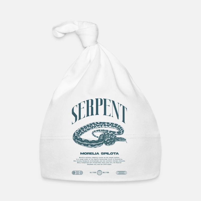 Carpet Python Modern Reptile Keeper Streetwear Organic Baby Cap