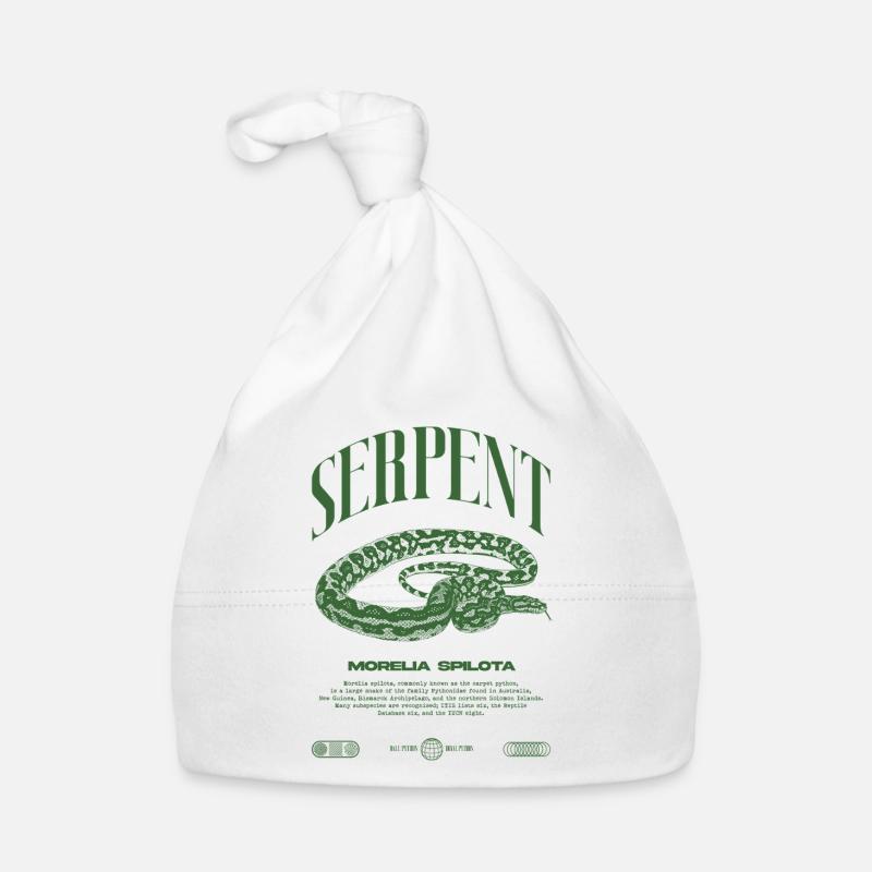 Carpet Python Modern Reptile Keeper Streetwear Organic Baby Cap