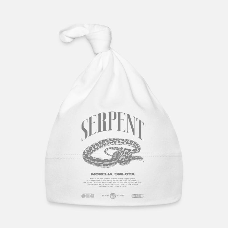 Carpet Python Modern Reptile Keeper Streetwear Organic Baby Cap