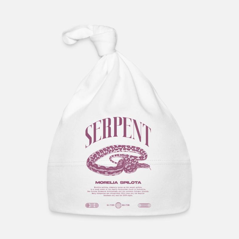 Carpet Python Modern Reptile Keeper Streetwear Organic Baby Cap