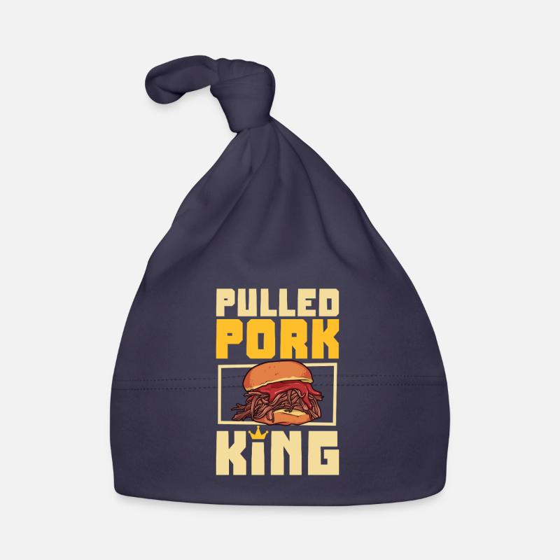 Pulled Pork Sandwich King Organic Baby Cap