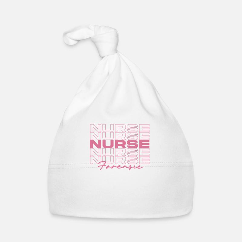 Forensic Nurse Medical Nurses Stylish Organic Baby Cap